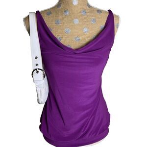 Studio y Y2K VtG Top Cowl Neck Jeweled Straps Fairy Mcbling Small